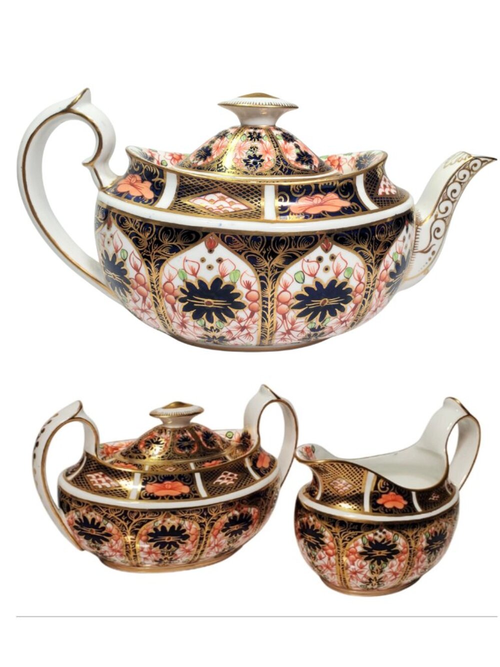 Antique Royal Crown Derby 1128 Old Imari 1920